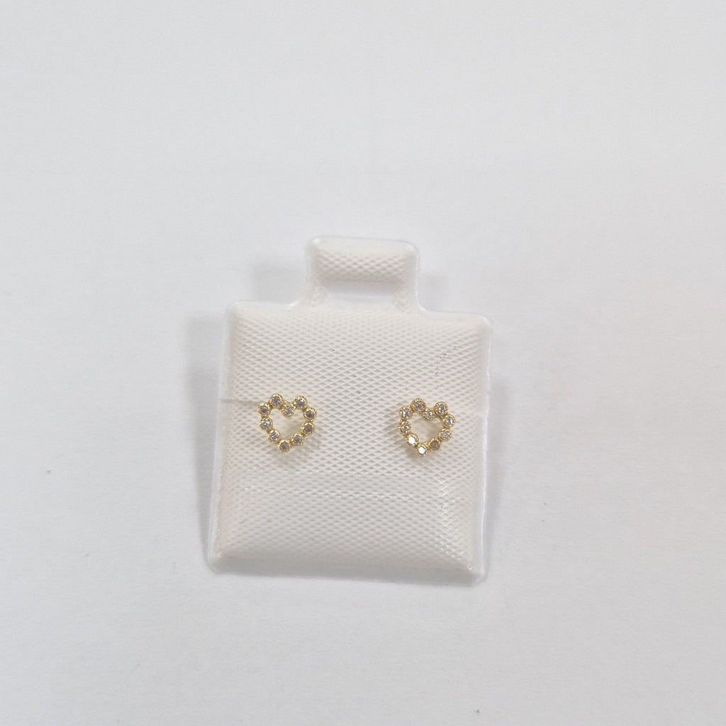 BROQUELES BROQUEL FIG CORAZON 14K 0.23 GR (NUEVO)