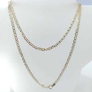 CADENAS TEJIDO GUCHI ORO 10K 55 CM 4.1 GR (NUEVO)