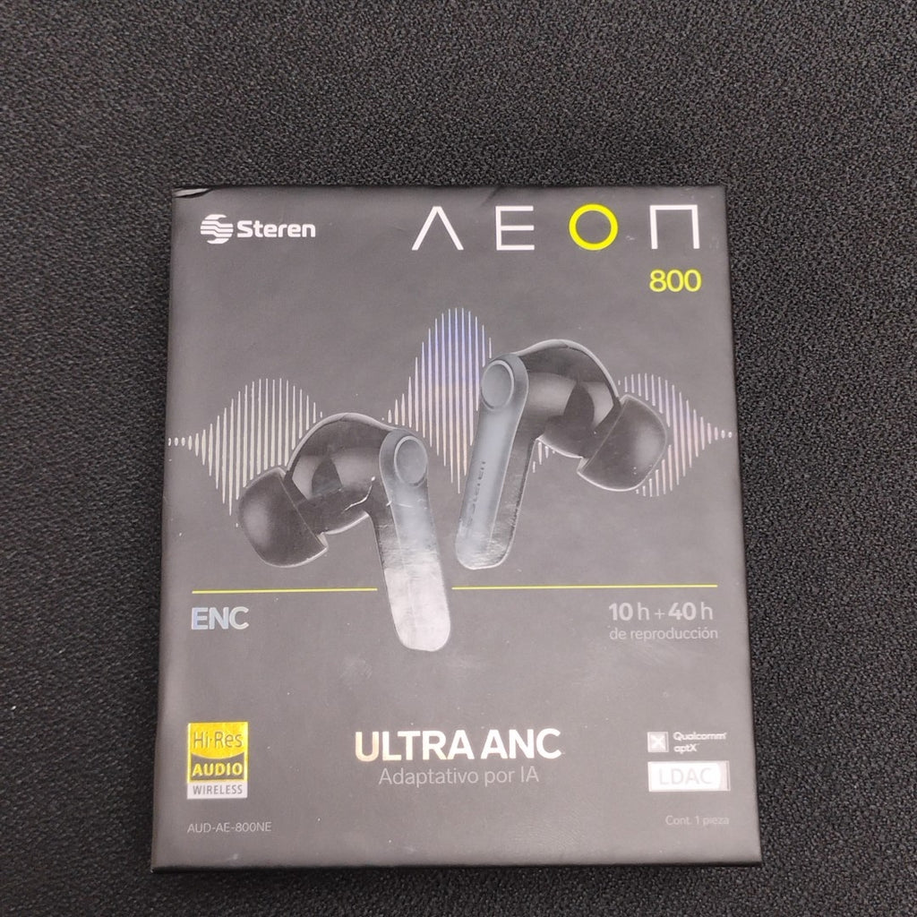 AUDIFONOS STEREN AUD-AE-800NE INALAMBRICO IN EAR (SEMINUEVO)