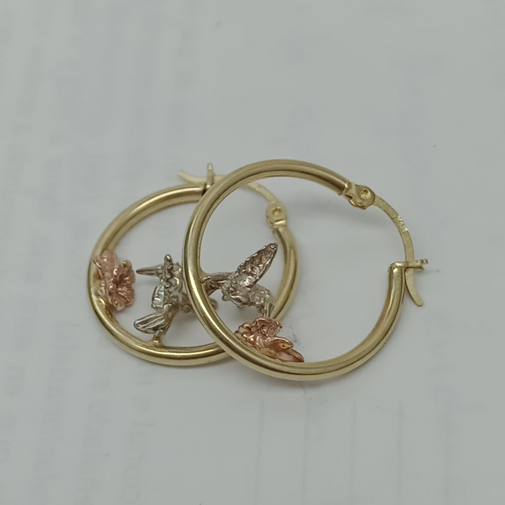 ARRACADAS PAR ORO 10 K 3.3 GRMS (SEMINUEVO)