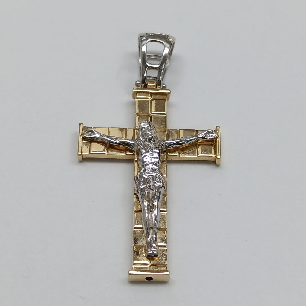 CRUCIFIJO ORO 14 K 2.8 GRMS (SEMINUEVO)