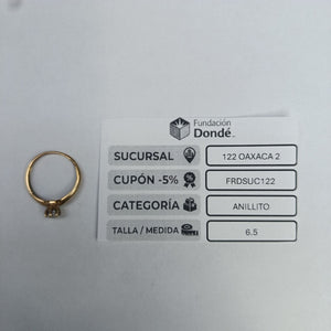 ANILLITO ORO 10 K 1,70 GRMS (SEMINUEVO)