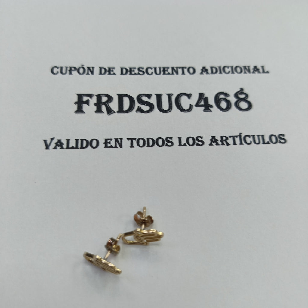 BROQUELES PAR ORO 10 K 1.4 GRMS (SEMINUEVO)