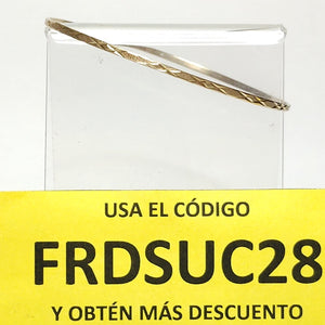 PULSERA RIGIDA ORO 14 K 4,10 GRMS (SEMINUEVO)