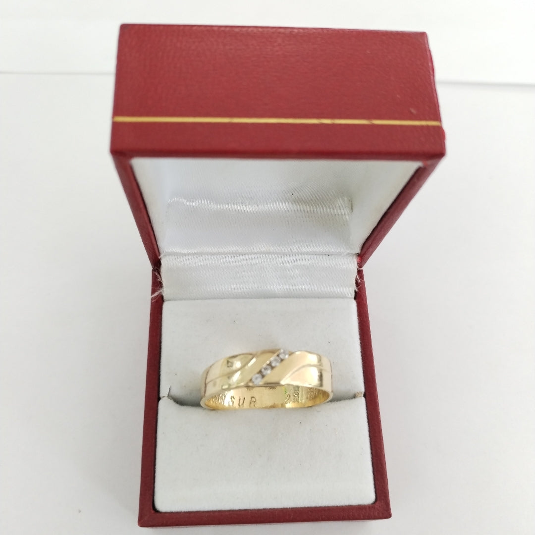 ARGOLLA ORO 14 K 4.4 GRMS (SEMINUEVO)