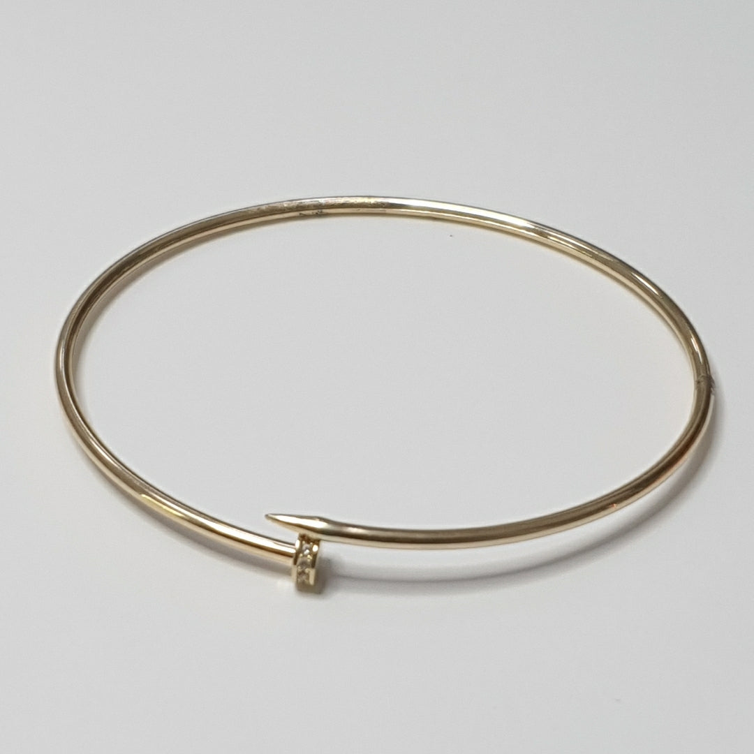 PULSERA CLAVO ORO 14K 2.8 (NUEVO)