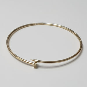 PULSERA CLAVO ORO 14K 2.8 (NUEVO)