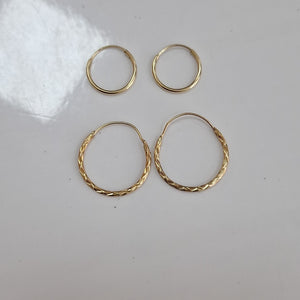 ARRACADAS PAR ORO 10 K 0.8 GRMS (SEMINUEVO)