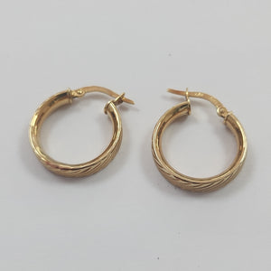 ARETES PAR ORO 14 K 1.9 GRMS (SEMINUEVO)