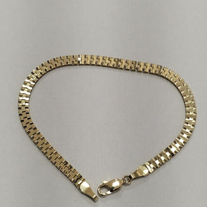 PULSERA ESPECIAL 14K 18 CM 4 GR (NUEVO)