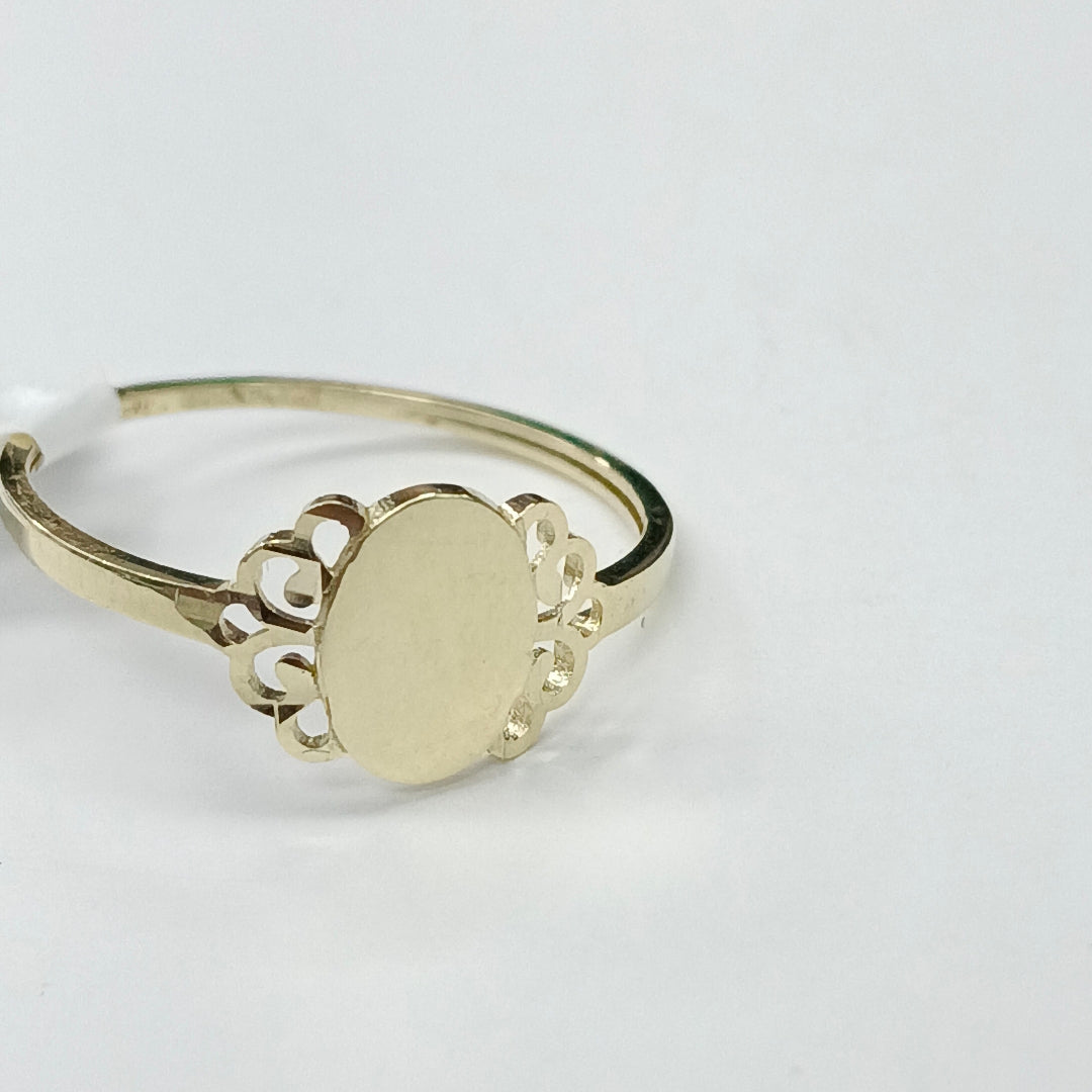 ANILLOS ANILLITO 10K TALLA 8 1 GR (NUEVO)