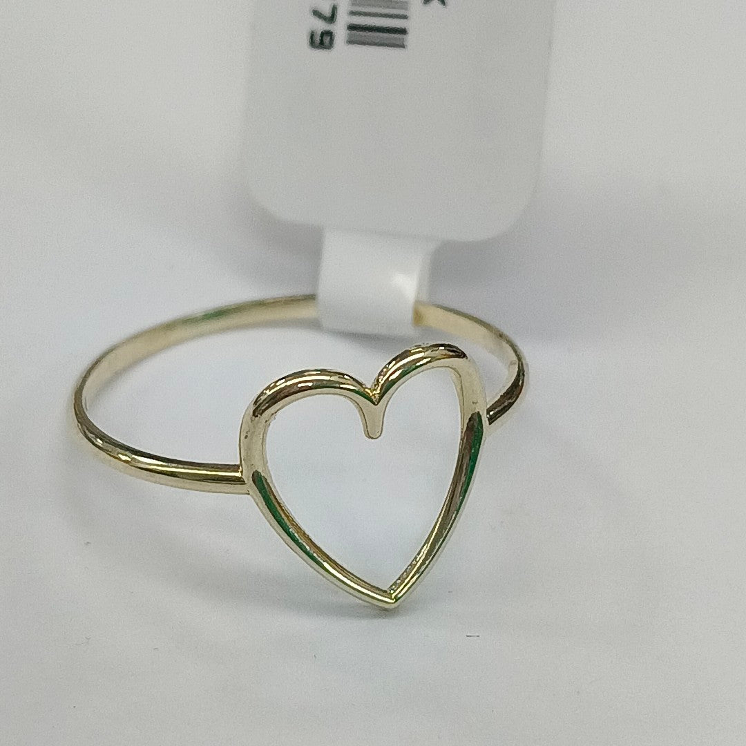 ANILLOS ANILLITO FIG CORAZON 10K TALLA 9 0.8 GR (NUEVO)