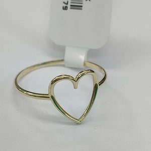 ANILLOS ANILLITO FIG CORAZON 10K TALLA 9 0.8 GR (NUEVO)