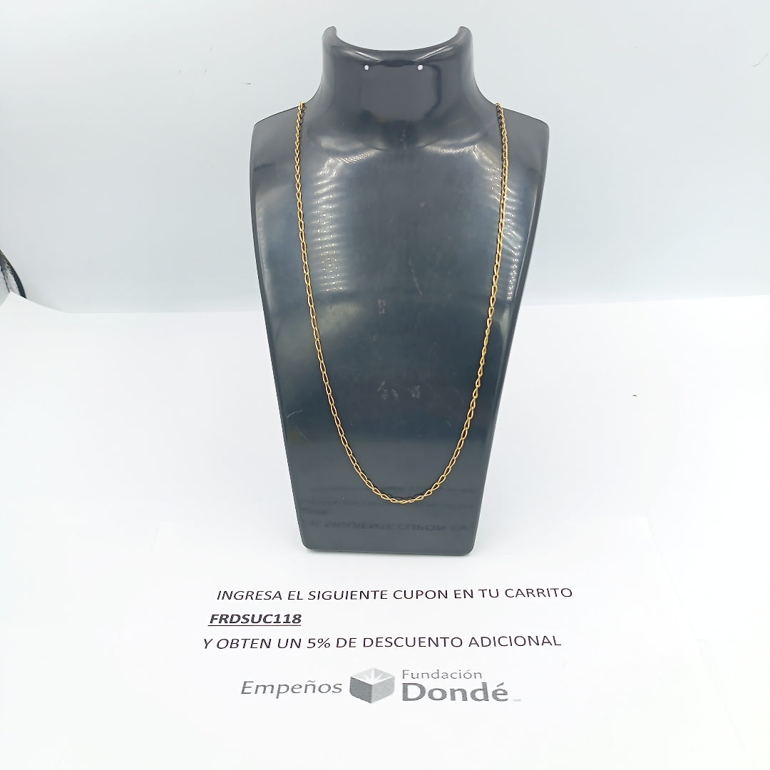 CADENA ORO 10 K 3.8 GRMS (SEMINUEVO)