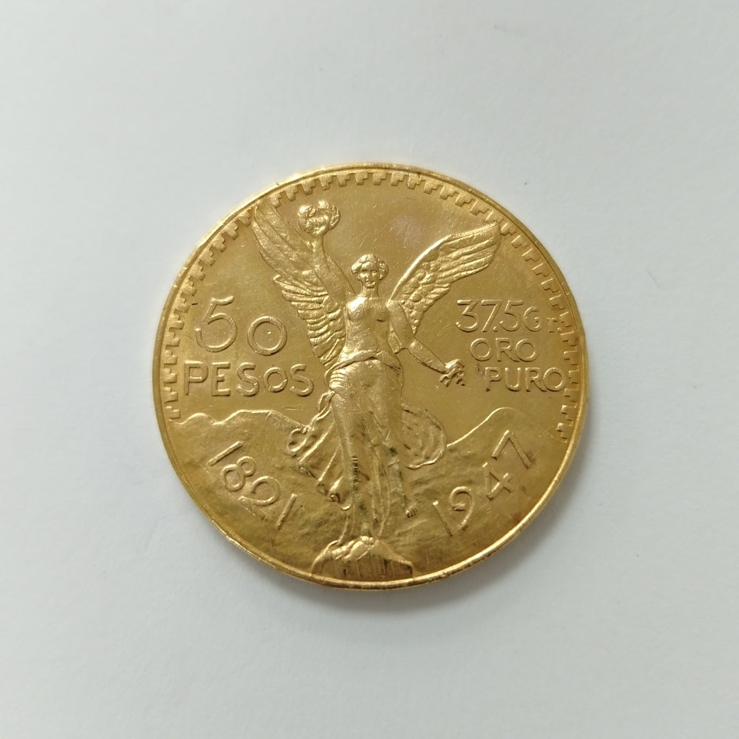 K1 41.6 GRMS 21 K IDENTIFICACIÓN MONEDA NOMINATIVA MONEDAS PESOS 50 PESOS (SEMINUEVO)