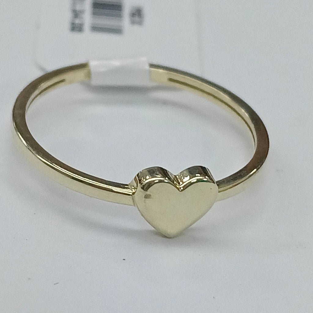 ANILLOS ANILLITO FIG CORAZON 10K TALLA 8 1.1 GR (NUEVO)
