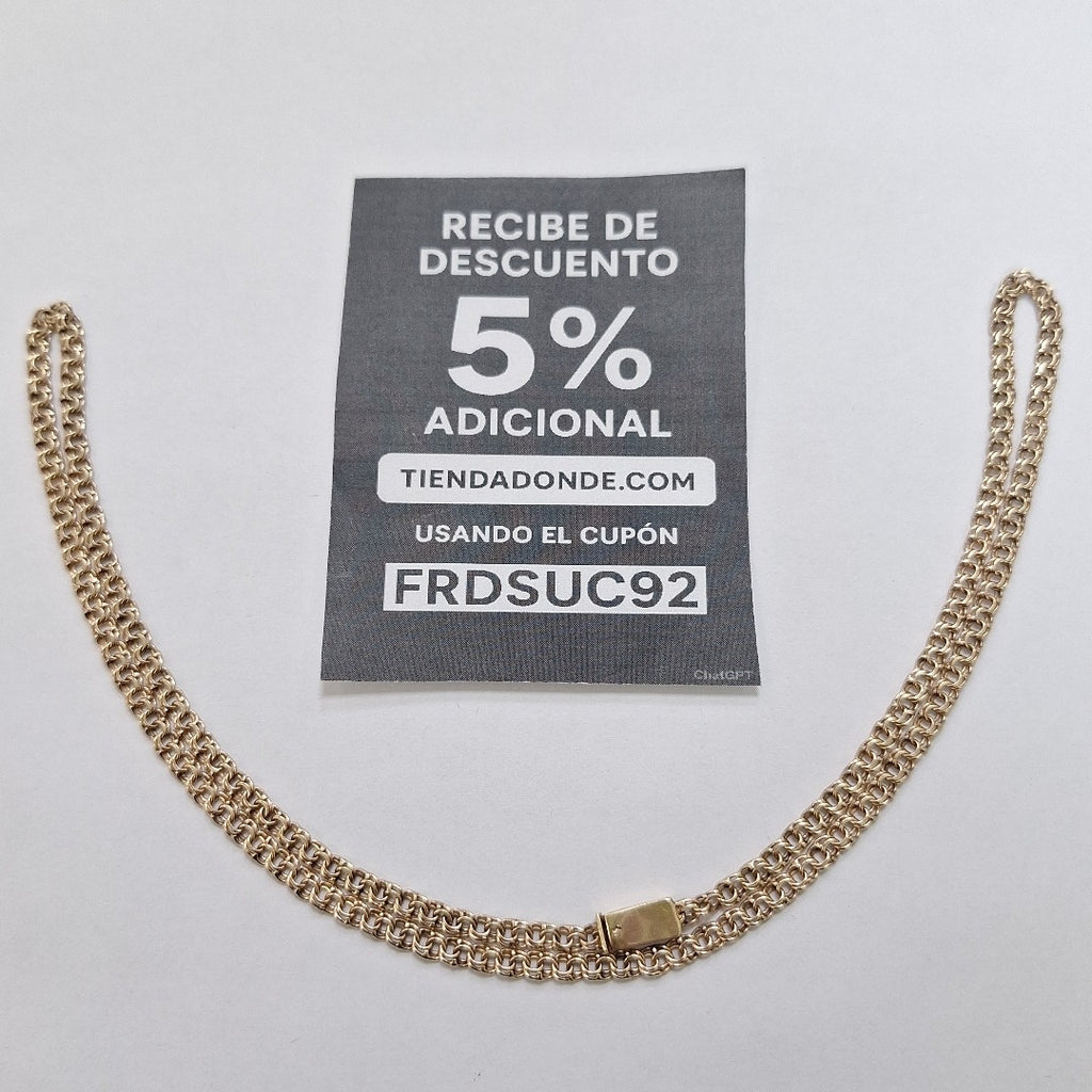 CADENA ORO 10 K 9.8 GRMS (SEMINUEVO)