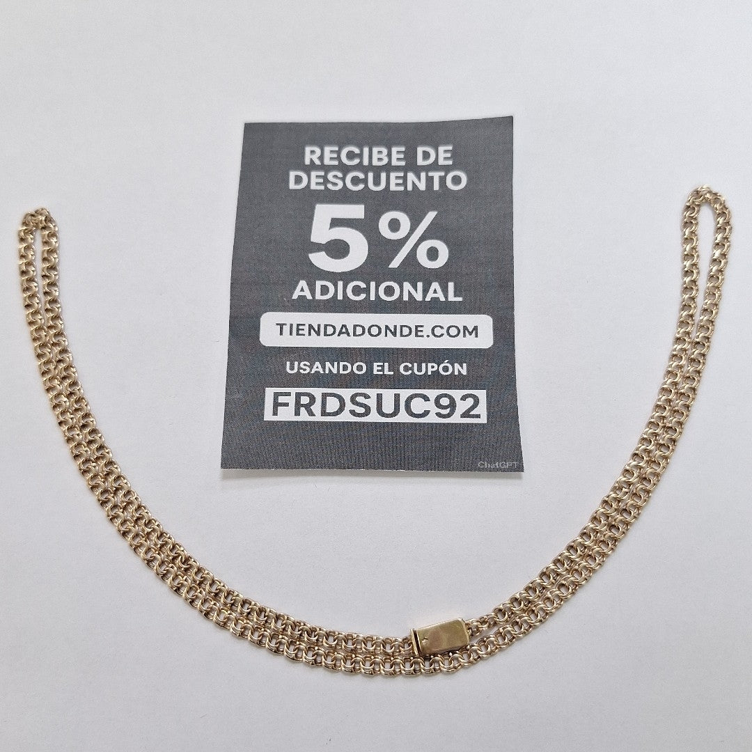 CADENA ORO 10 K 9.8 GRMS (SEMINUEVO)
