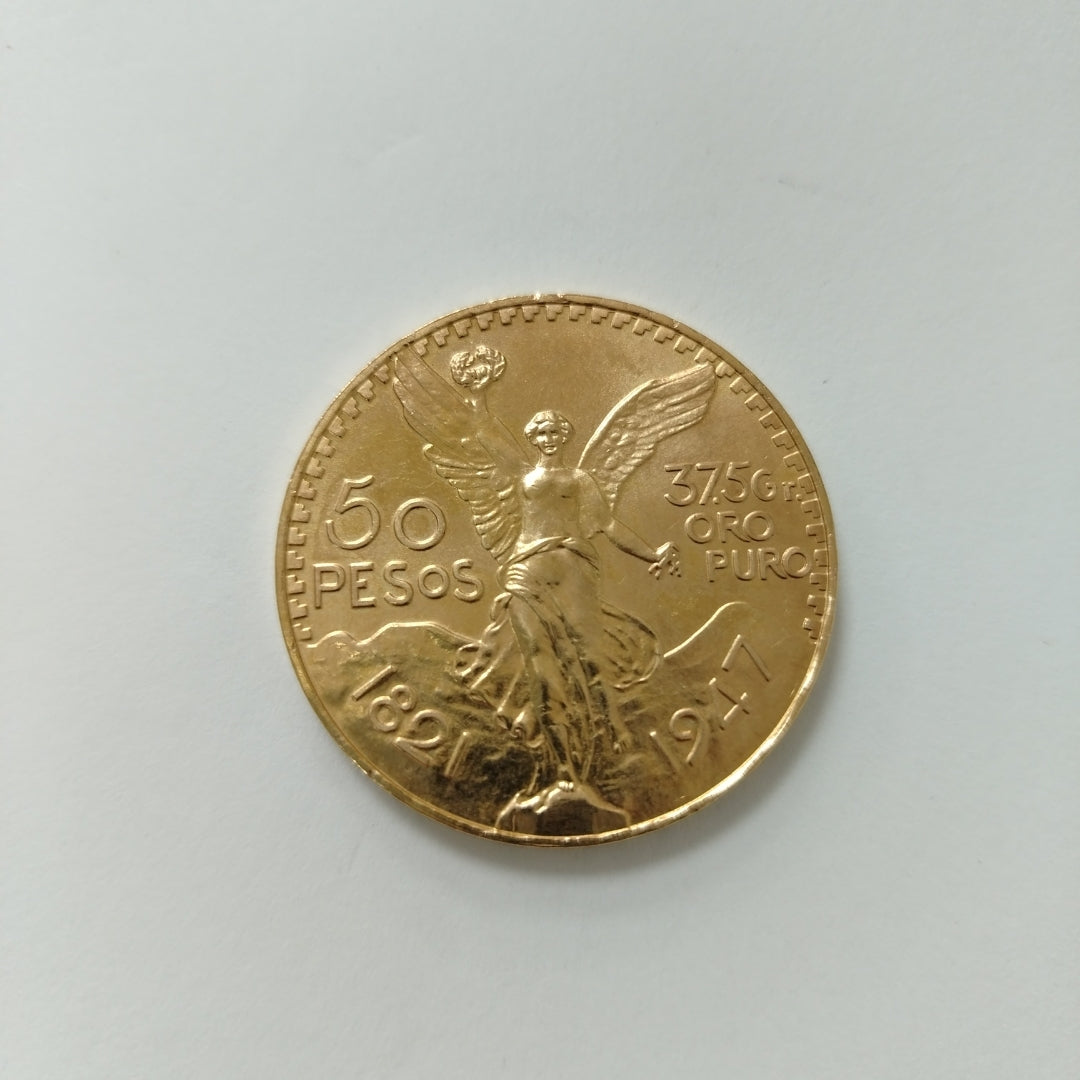 K1 41.6 GRMS 21 K IDENTIFICACIÓN MONEDA NOMINATIVA MONEDAS PESOS 50 PESOS (SEMINUEVO)