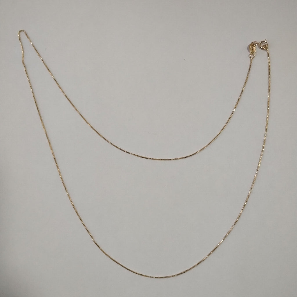 CADENA VENECIANO 14K 55 CM 1.8 GR (NUEVO)
