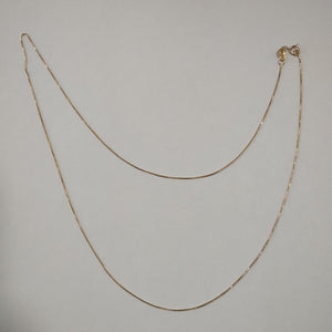 CADENA VENECIANO 14K 55 CM 1.8 GR (NUEVO)