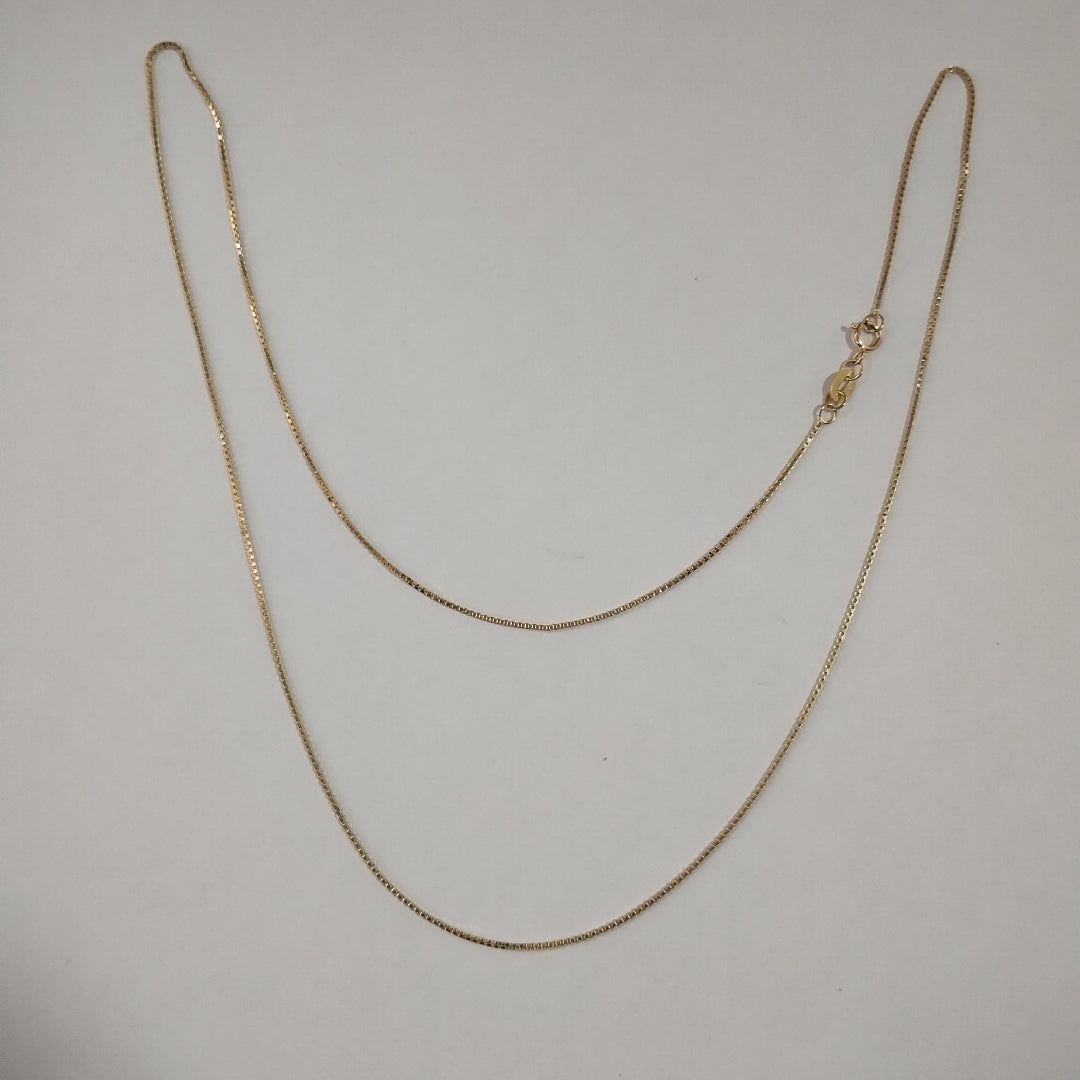 CADENA VENECIANO 14K 55 CM 2.4 GR (NUEVO)