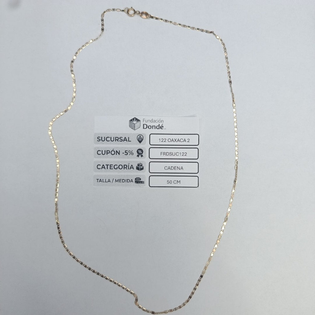CADENA ORO 10 K 1,60 GRMS (SEMINUEVO)