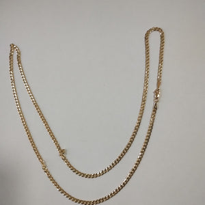CADENA BARBADA 14K 60 CM 9.9 GR (NUEVO)