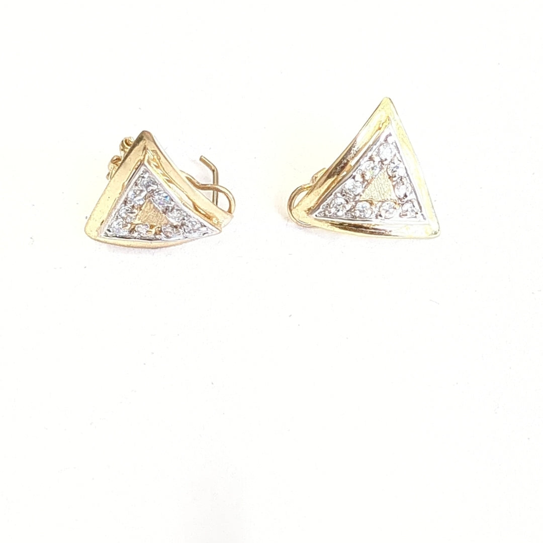 ARETES PAR ORO 14 K 4,30 GRMS (SEMINUEVO)