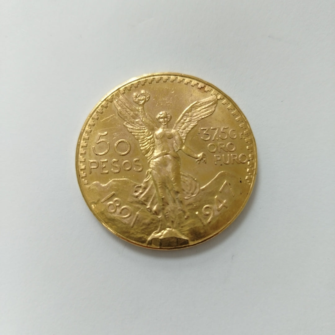 K1 41.6 GRMS 21 K IDENTIFICACIÓN MONEDA NOMINATIVA MATERIALES ORO CANTI (SEMINUEVO)