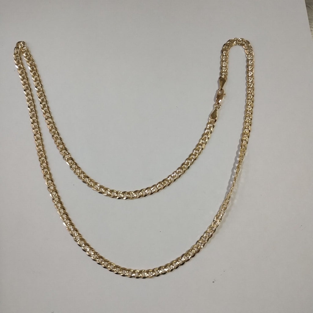 CADENA BARBADA 14K 60 CM 20.5 GR (NUEVO)
