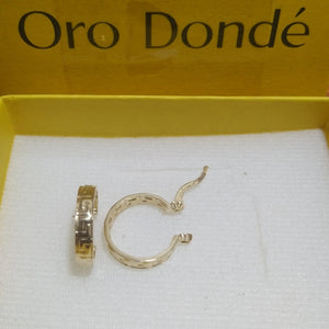 ARETES ARRACADAS FIG GRECAS 14K 1.8 GR (NUEVO)