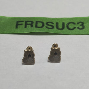 BROQUELES BROQUEL FIG CAPIBARA 14K 0.2657 GR (NUEVO)
