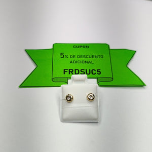 BROQUELES BROQUEL C CIRCONIA 14K 0.27 GR (NUEVO)