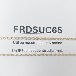 CADENA ORO COMBINADO 10 K 2.7 GRMS (SEMINUEVO)
