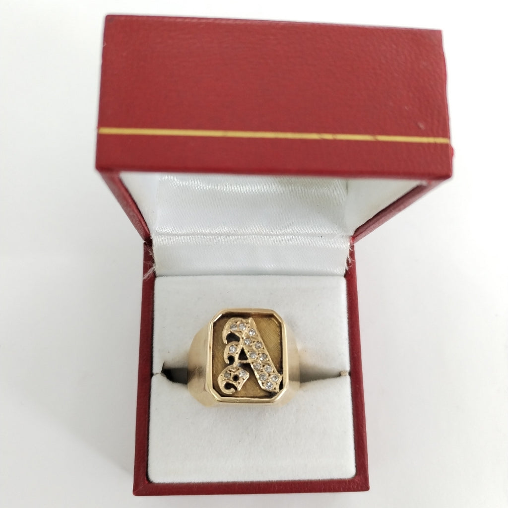ANILLO ORO 14 K 6 GRMS (SEMINUEVO)