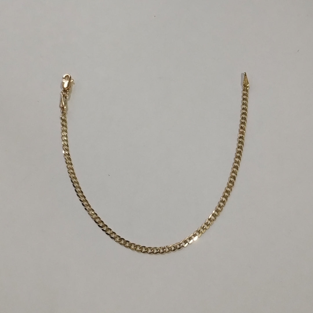 PULSERA BARBADA 14K 18 CM 2 GR (NUEVO)