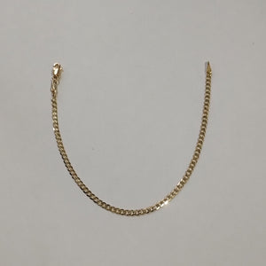 PULSERA BARBADA 14K 18 CM 2 GR (NUEVO)