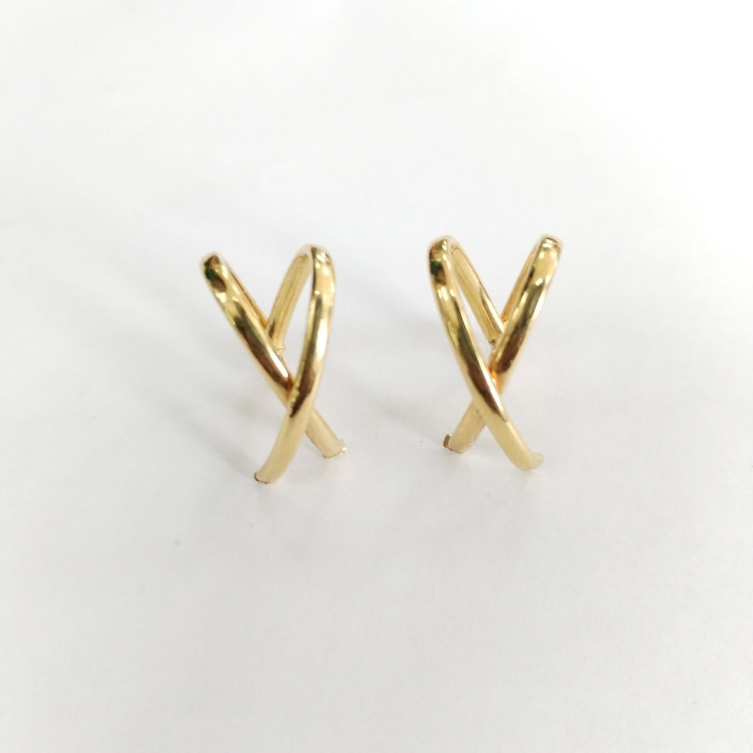 ARRACADAS PAR ORO 14 K 1.4 GRMS (SEMINUEVO)