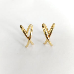 ARRACADAS PAR ORO 14 K 1.4 GRMS (SEMINUEVO)