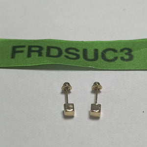 BROQUELES BROQUEL FIG CUBO 14K 0.203 GR (NUEVO)