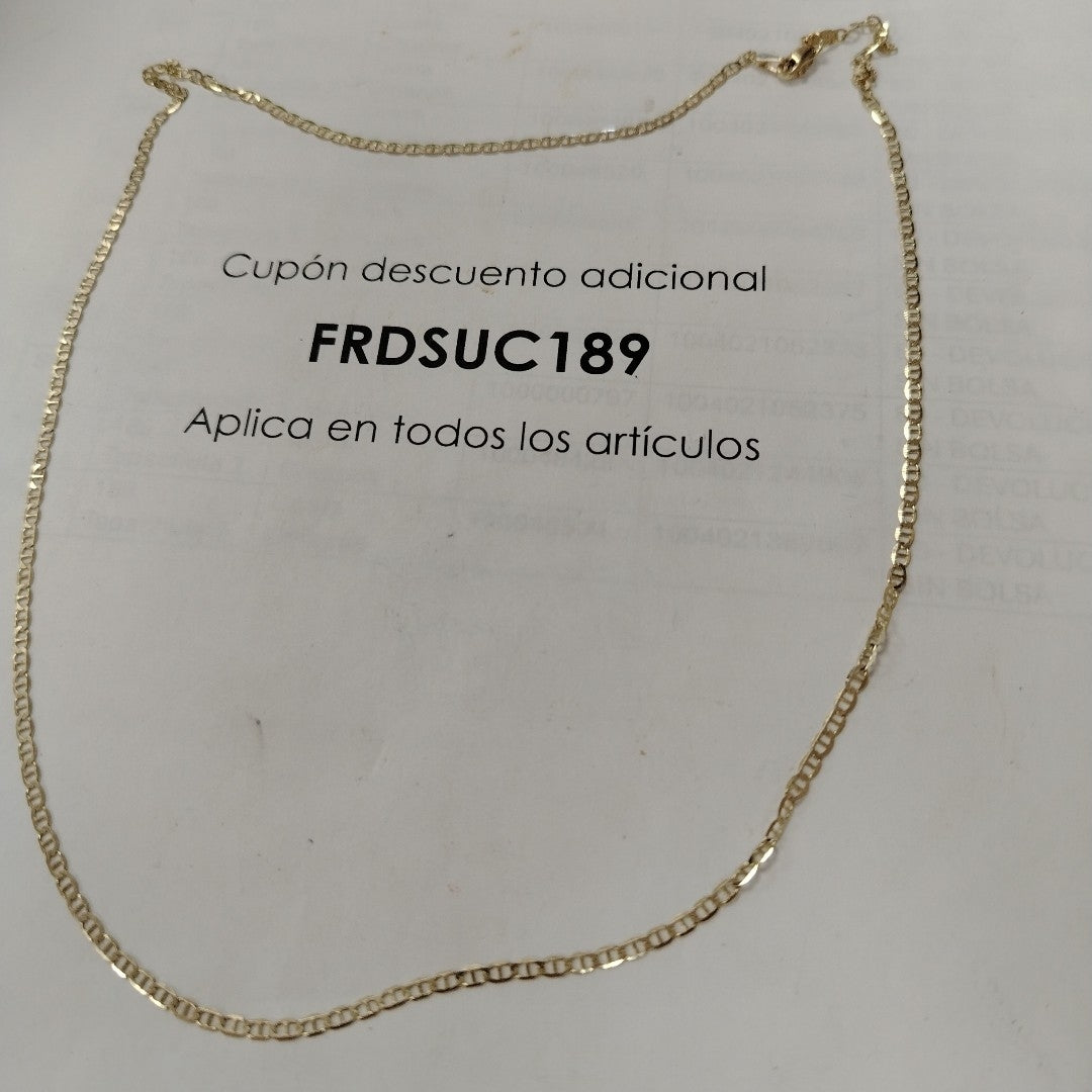 CADENA GUCHI 14K 55 CM 3.6 GR (NUEVO)