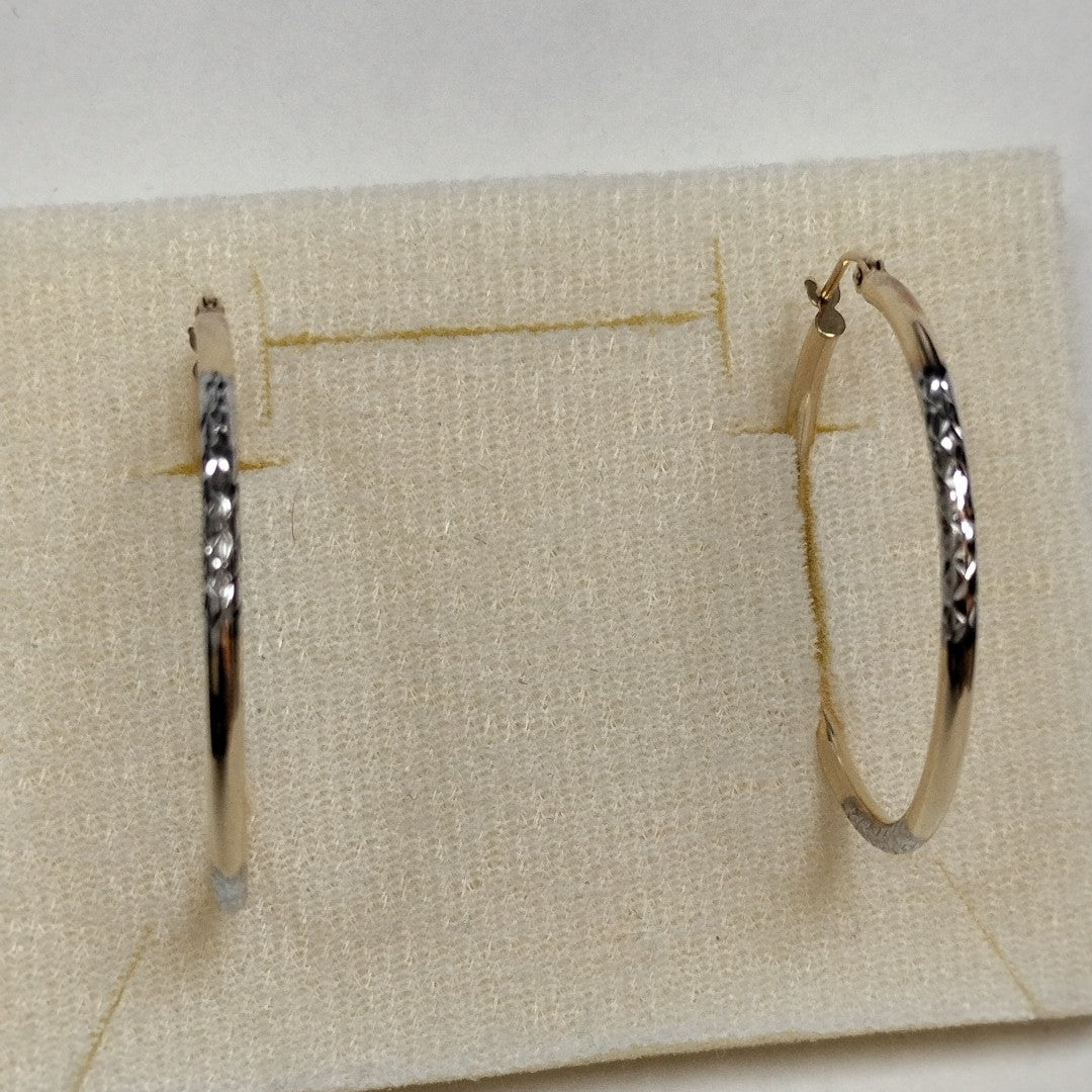 ARRACADAS PAR ORO 14 K 2,40 GRMS (SEMINUEVO)