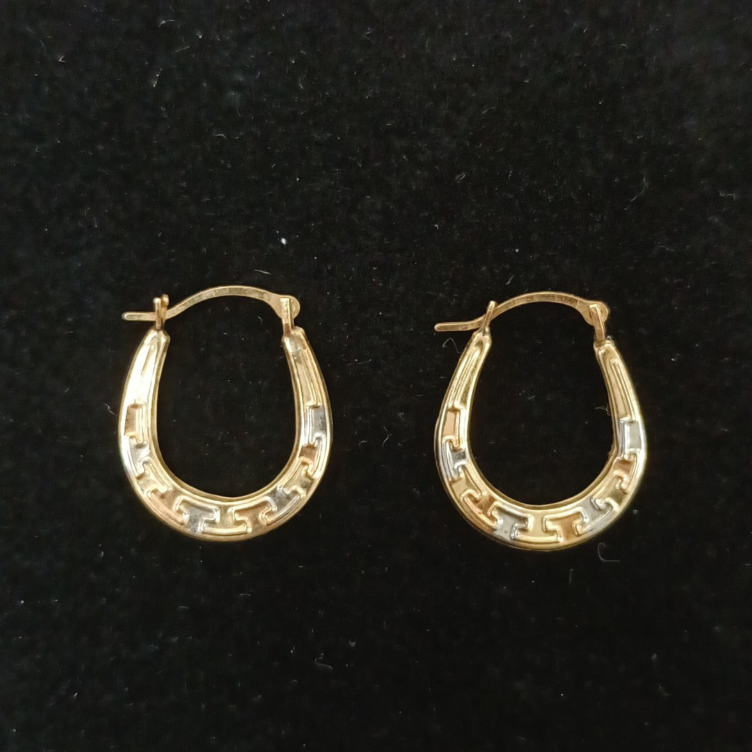 ARRACADAS PAR ORO 14 K 0.5 GRMS (SEMINUEVO)