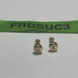 BROQUELES BROQUEL C CIRCONIA 14K 0.27 GR (NUEVO)
