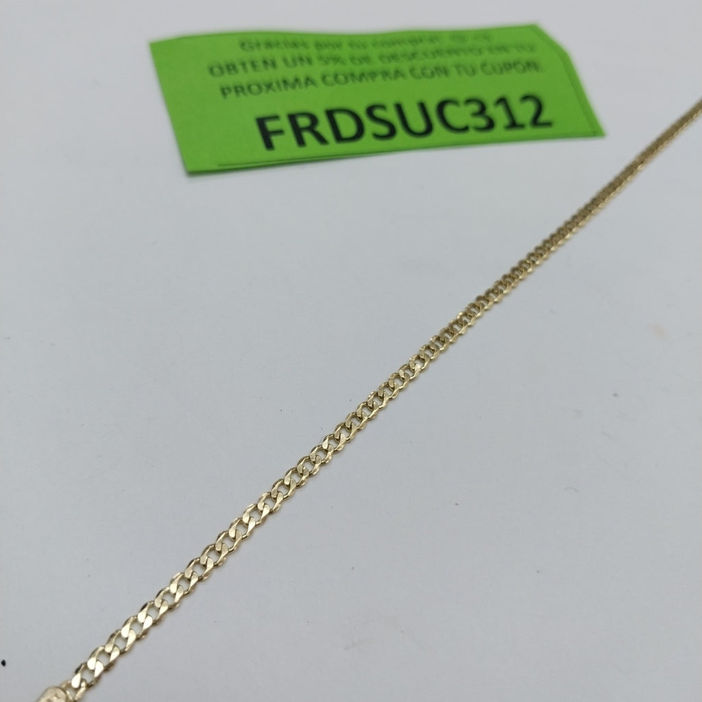 PULSERA BARBADA 14K 21 CM 2.3 GR (NUEVO)