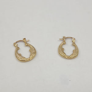 ARRACADAS PAR ORO 14 K 1.4 GRMS (SEMINUEVO)