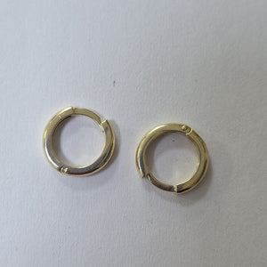 ARETES ARRACADAS LISAS 10K 1.3 GR (NUEVO)
