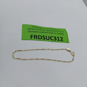 PULSERA 3X1 14K 18 CM 1 GR (NUEVO)