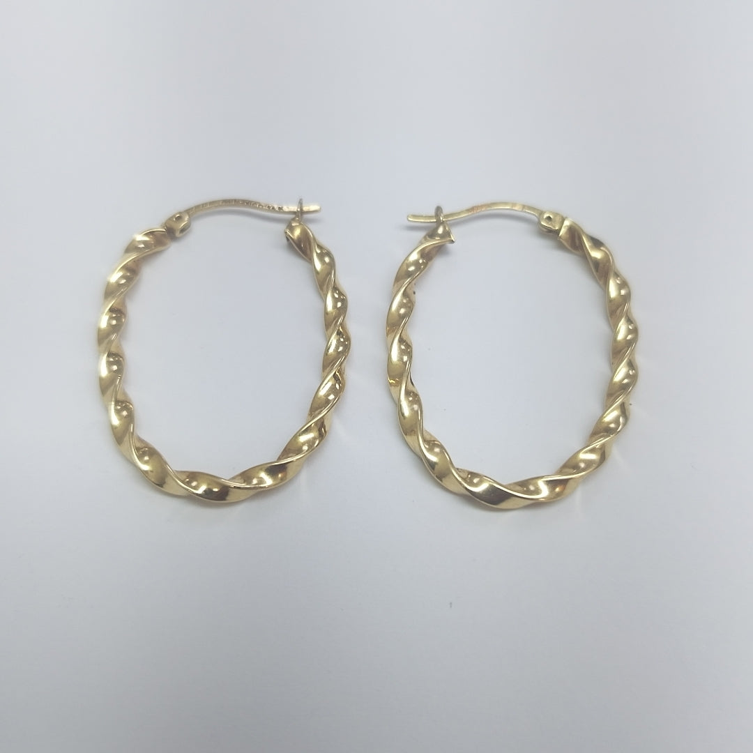 ARRACADAS PAR ORO 14 K 3.8 GRMS (SEMINUEVO)